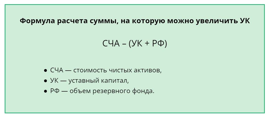 Как увеличить уставный капитал ООО: способы | Деловая среда