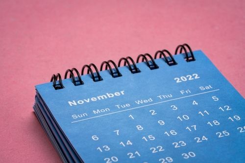 Производственный календарь на ноябрь 2022 года