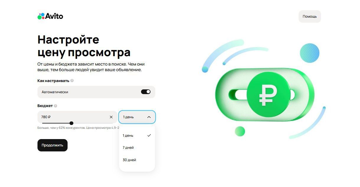 автоматическая настройка CPх-промо
